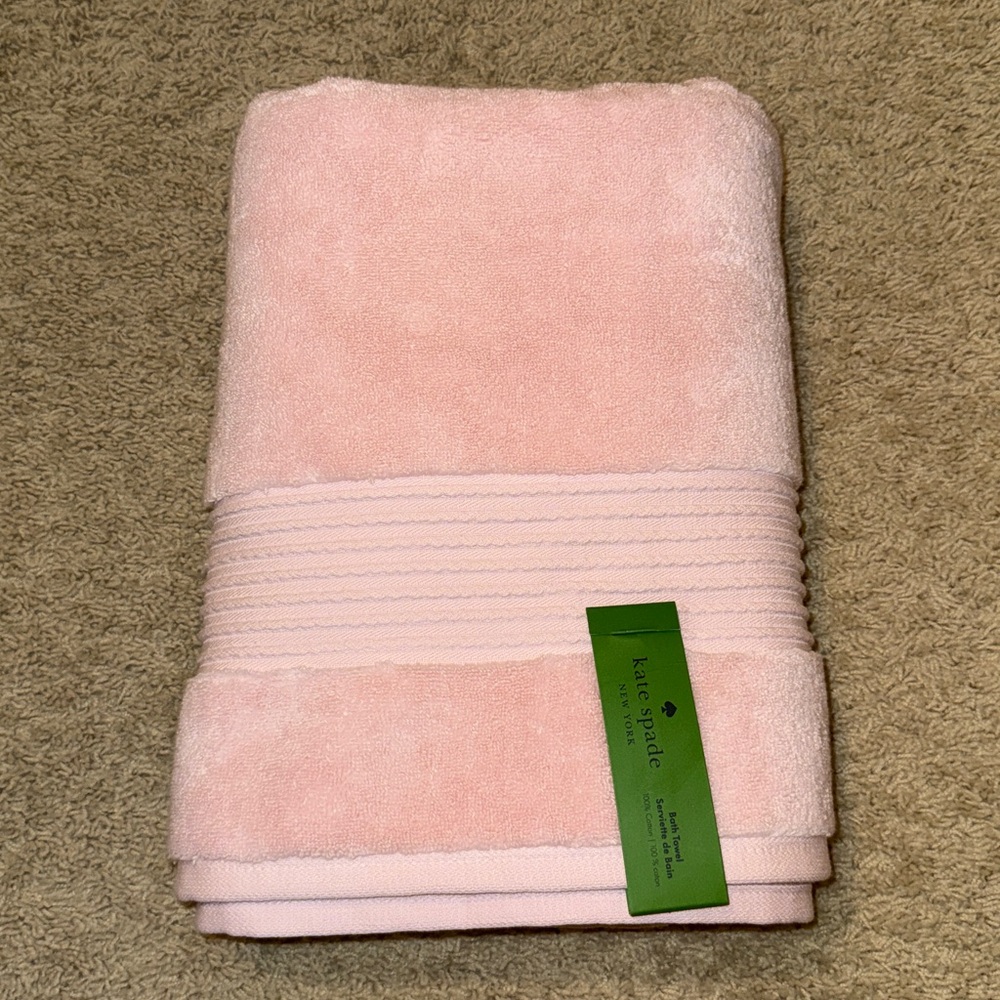 kate spade Soft Pink Bath Towel - Picture 12 of 12